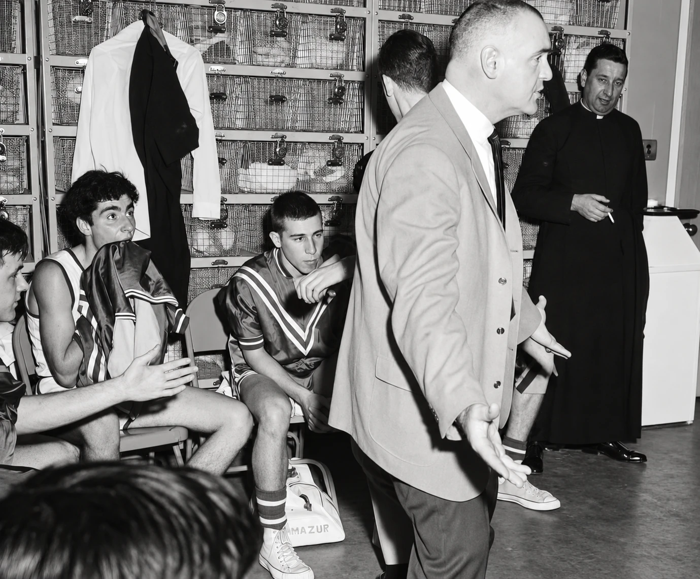 Basketball : dans les vestiaires