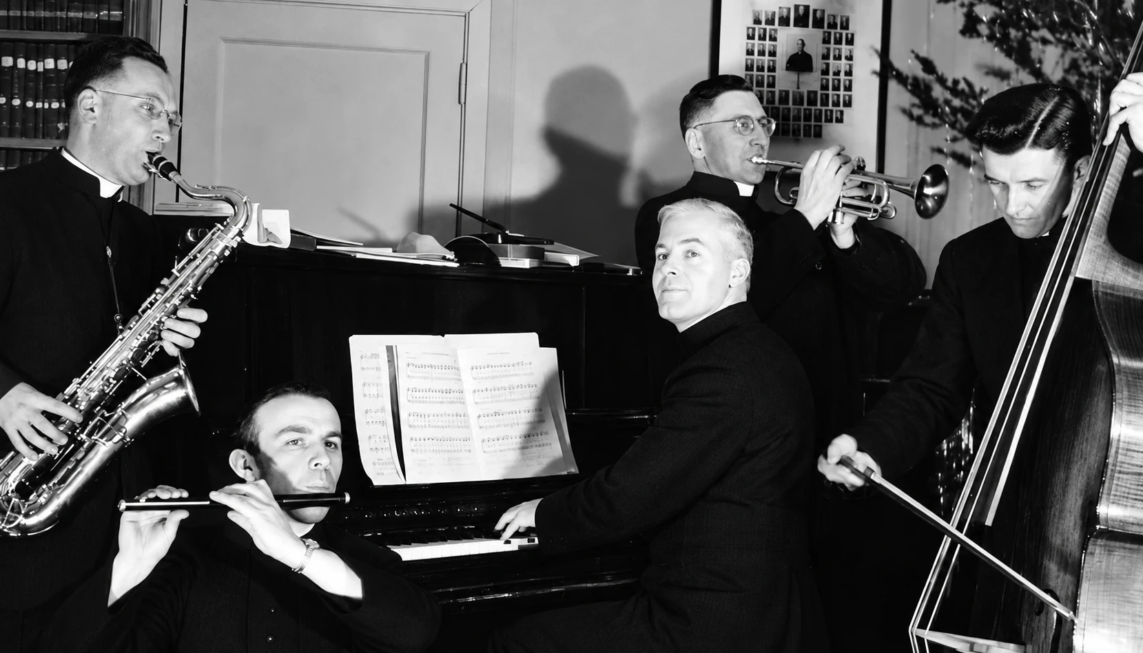Fiesta de Navidad en 1949