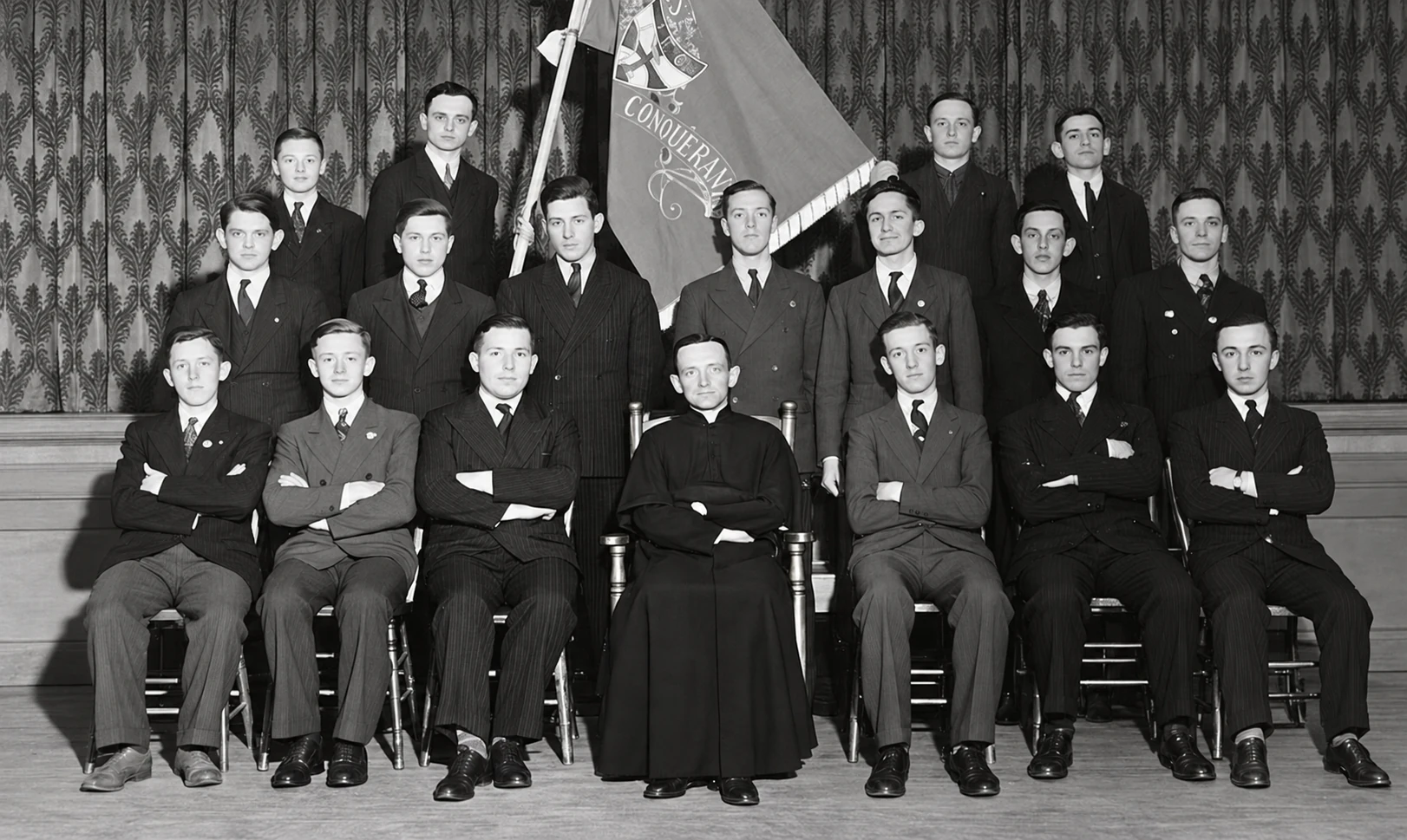 Gruppo di studenti nel 1940–1941